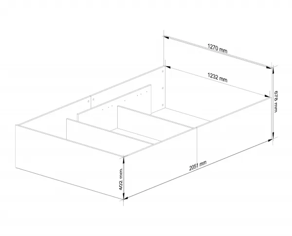 Ak furniture Posteľ CLP 120x200 cm dvojlôžko s roštom biela