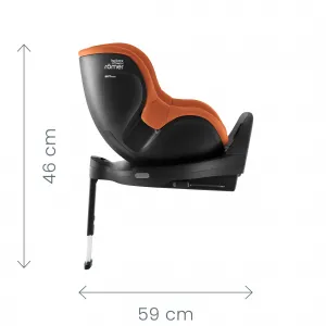 BRITAX RÖMER Autosedačka Dualfix Pro (0-105 cm) Graphite Marble Diamond collection