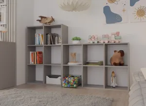 TP Living Regál Malax 110 cm šedý