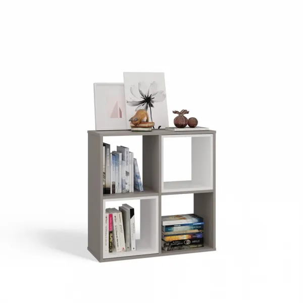 TP Living Regál Malax 2x2 šedý