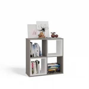 TP Living Regál Malax 2x2 šedý