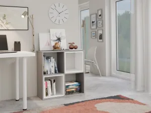 TP Living Regál Malax 2x2 šedý