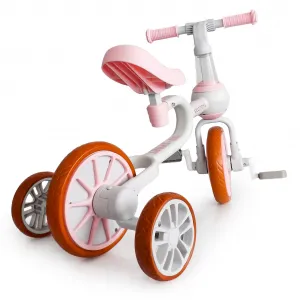 Balančný bicykel 4v1 - rúžový