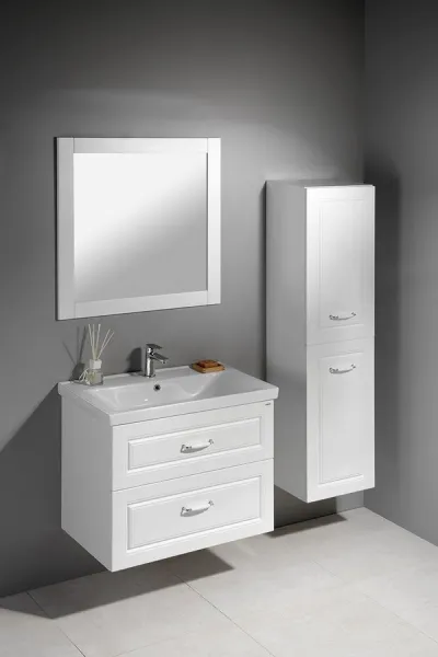 Favole umývadlová skrinka 76,5x60x44,6cm, biela mat FV280