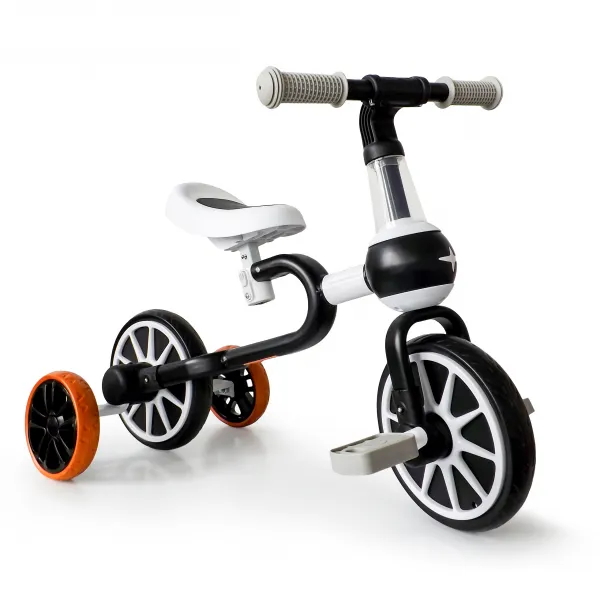 Balančný bicykel 4v1 - čierny
