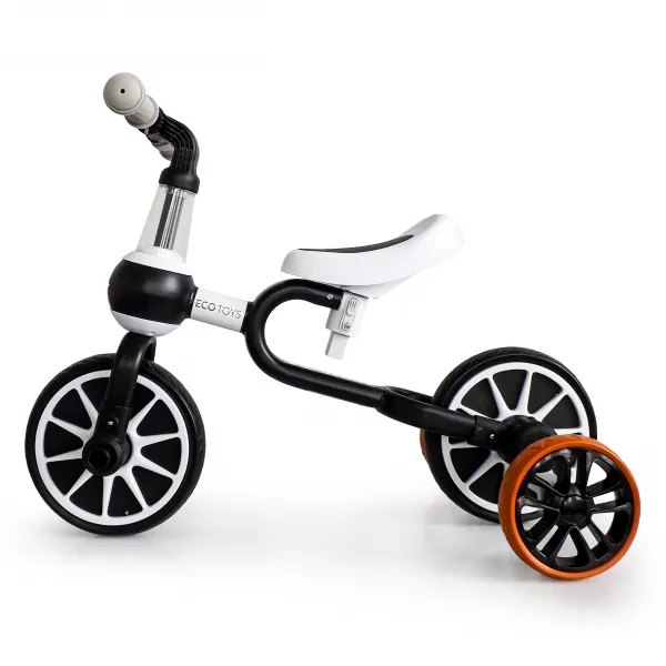 Balančný bicykel 4v1 - čierny