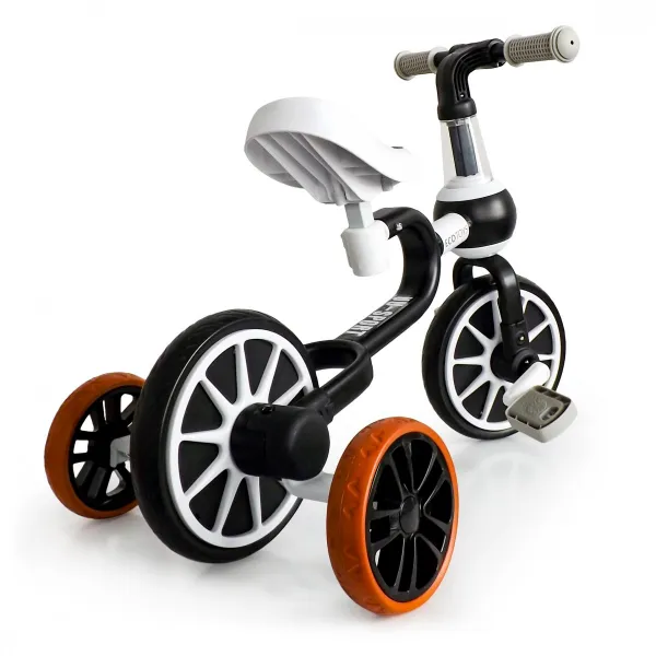 Balančný bicykel 4v1 - čierny
