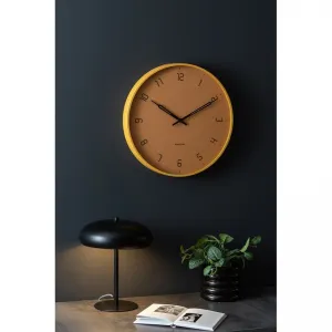Karlsson 5950YE dizajnové nástenné hodiny 40 cm