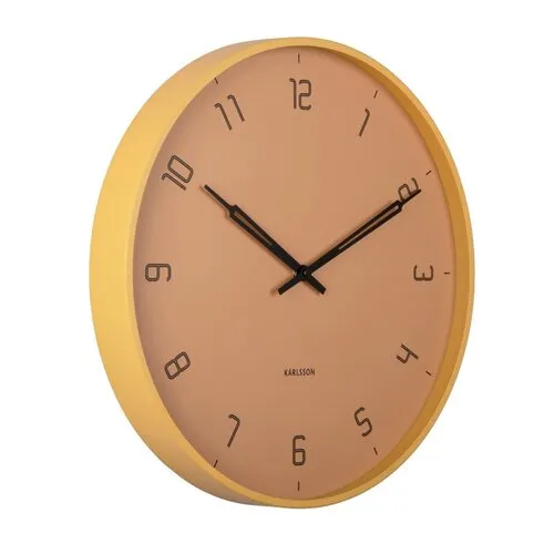 Karlsson 5950YE dizajnové nástenné hodiny 40 cm