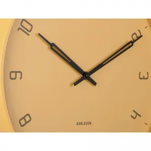 Karlsson 5950YE dizajnové nástenné hodiny 40 cm