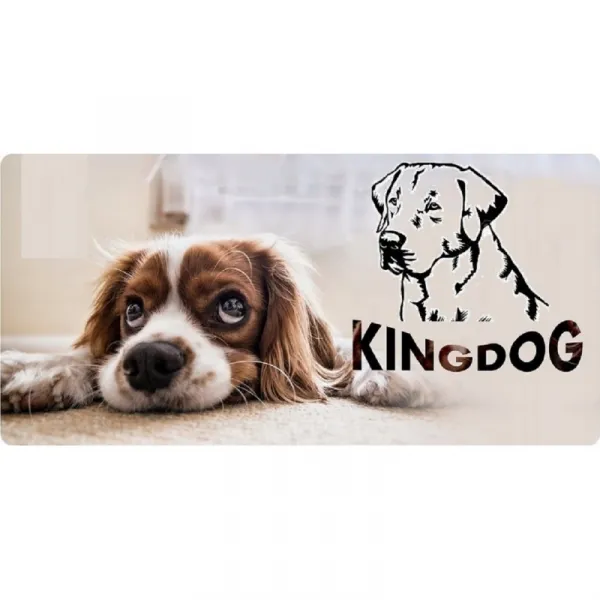JAKS Vodeodolný pelech pre psa čierne kosti Kingdog Pelech veľkosti: 75 x 65 cm
