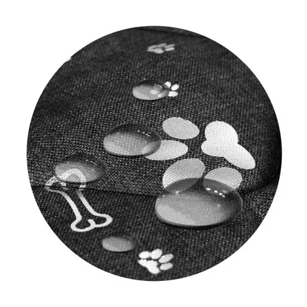 JAKS Vodeodolný pelech pre psa a mačku silver bones Pelech veľkosti: 75 x 65 cm