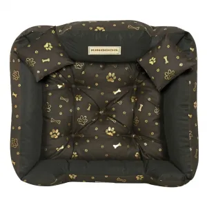 JAKS Vodeodolný pelech pre psa zlaté kosti Kingdog Pelech veľkosti: 75 x 65 cm