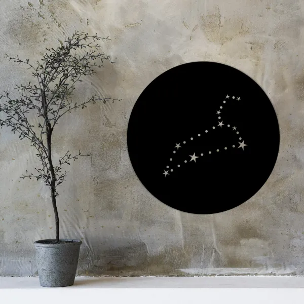 Drevený symbol - Súhvezdie zverokruhu Lev