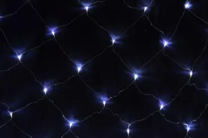 Nexos 1031 Svetelný záves s LED diódami - 3 x 3 m studená biela 128 LED