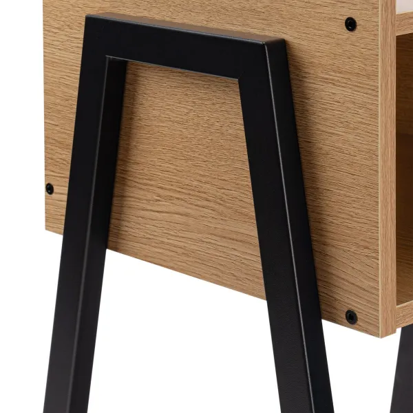 Nočná skrinka SKIVE MODERN OAK