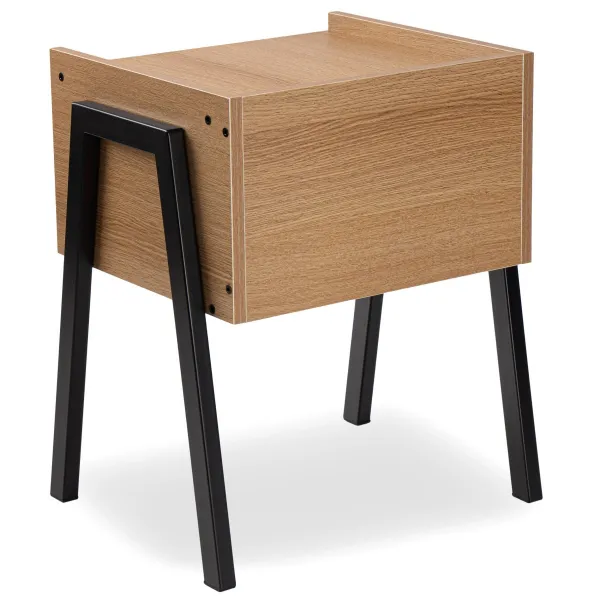 Nočná skrinka SKIVE MODERN OAK