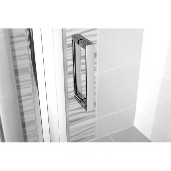 MEREO - Sprchový kút, LIMA, štvorec, 100 cm, chróm ALU, sklo Point, dvere lietacie CK86532K