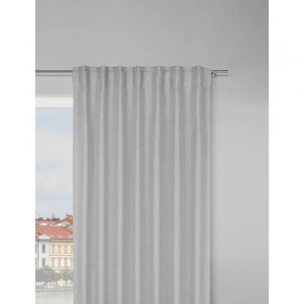 Termoizolačný záves Alfi, 135/255cm, svetlosivá