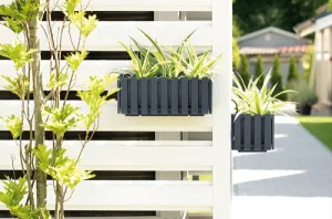 Prosperplast Závěsný truhlík BOARDEE FENCYCASE W hnědý, varianta 38 cm