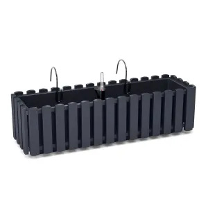 Prosperplast Závesný kvetináč BOARDEE FENCYCASE W antracit, varianta 58 cm