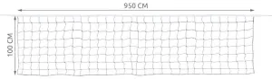 MG Net volejbalová sieť 9.5m + taška