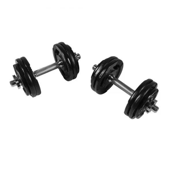 Gorilla Sports Sada činiek so závažím 30 kg, 30 mm