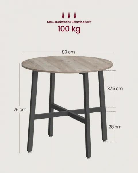 Jedalenský stôl KDT080G01