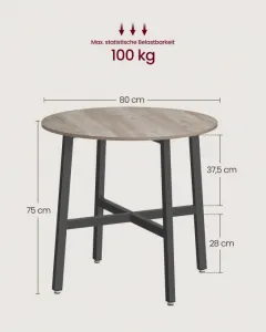 Jedalenský stôl KDT080G01