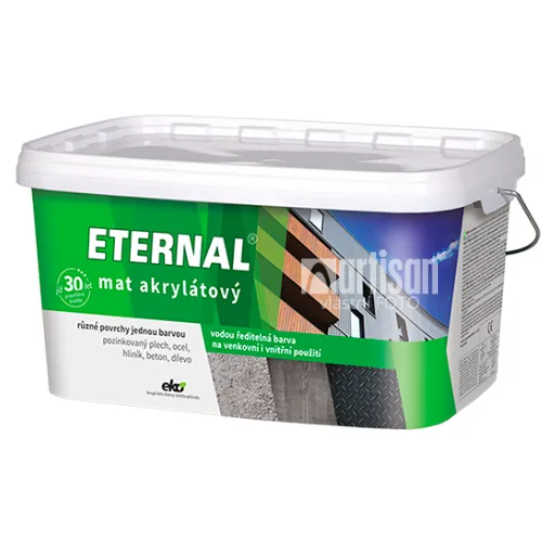AUSTIS ETERNAL AKRYLÁT MAT - Vrchná farba do interiéru a exteriéru 013 - čierna 5 kg