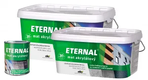 AUSTIS ETERNAL AKRYLÁT MAT - Vrchná farba do interiéru a exteriéru 013 - čierna 5 kg