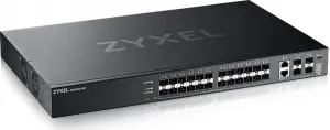 Zyxel XGS2220-30F, L3 Access Switch, 24x1G SFP, 2x10mG RJ45, 4x10G SFP+ Uplink, incl. 1 yr NebulaFlex Pro