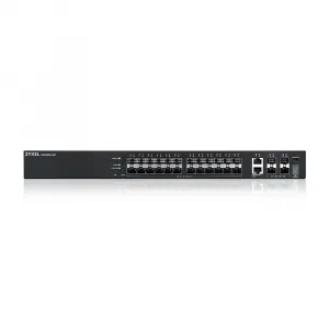 Zyxel XGS2220-30F, L3 Access Switch, 24x1G SFP, 2x10mG RJ45, 4x10G SFP+ Uplink, incl. 1 yr NebulaFlex Pro