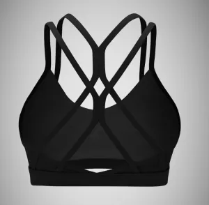 Legínovo Push-up top čierny Simple Veľkosť: S