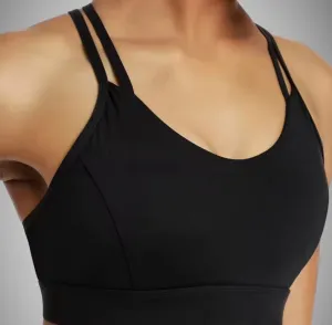 Legínovo Push-up top čierny Simple Veľkosť: S