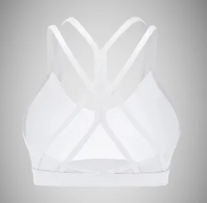 Legínovo Push-up top biely Simple Veľkosť: M