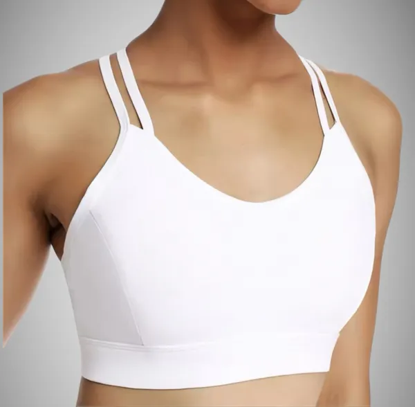 Legínovo Push-up top biely Simple Veľkosť: M