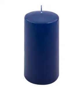 Sada stĺpových sviečok, 15 cm, Ø 7,5 cm, modrá, 2 ks