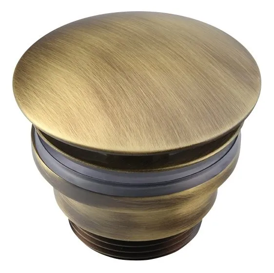 Umývadlová výpusť 5/4“, neuzatvárateľná, veľká krytka, hr.5-55mm, bronz UD52592