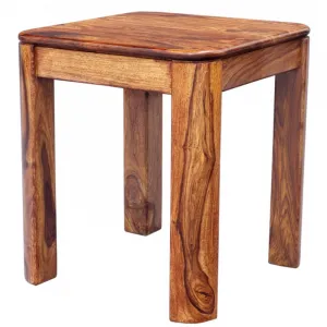 indickynabytok.sk - Odkladací stolík Tina 40x45x40 z indického masívu palisander