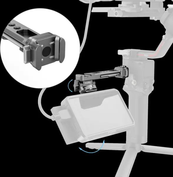 Monitor SmallRig 4637 HawkLock H21 Podpora pre stabilizátory DJI