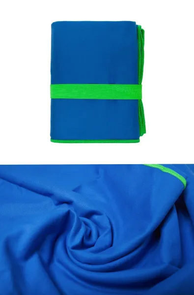 Faro Uterák z mikrovlákna FITNESS 80x130 cm s gumičkou modrý/zelený