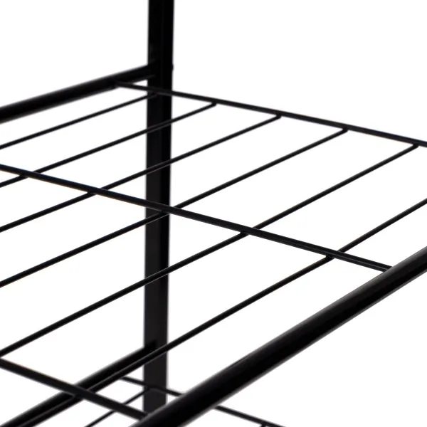 Skriňa na topánky stojan na topánky drevená polica LOFT