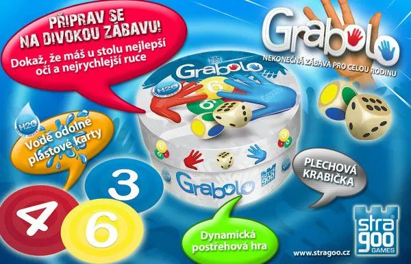Grabolo spoločenská hra v plechovej krabičke 8x8x5cm
