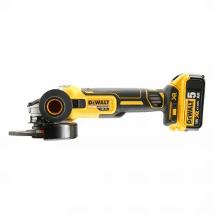 DEWALT DCG405P2 Brúska uhlová 125mm 18V 1000W 2x5,0Ah bezuhlíková