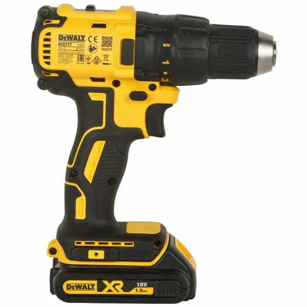 DEWALT DCD777S2T Skrutkovač/Vŕtačka 18V 2x1,5Ah bezuhlíková