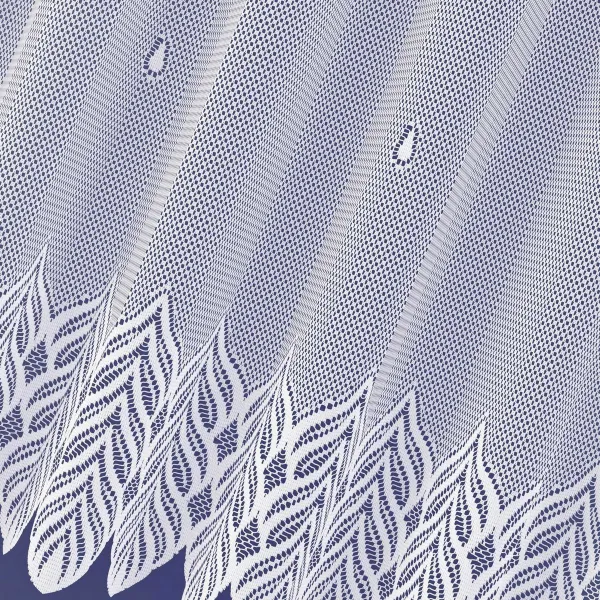 Hotová záclona alebo balkónový komplet, SELENA, biela 300 x 150 cm