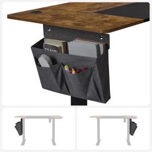 SONGMICS Písací stôl Vasagle Foral elektricky nastaviteľný 140 cm hnedý