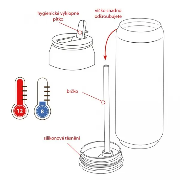 Termohrnček ORION ŽIRAFA 0.4L 