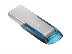 SanDisk Ultra Flair™ USB 3.0 64 GB, tropická modrá